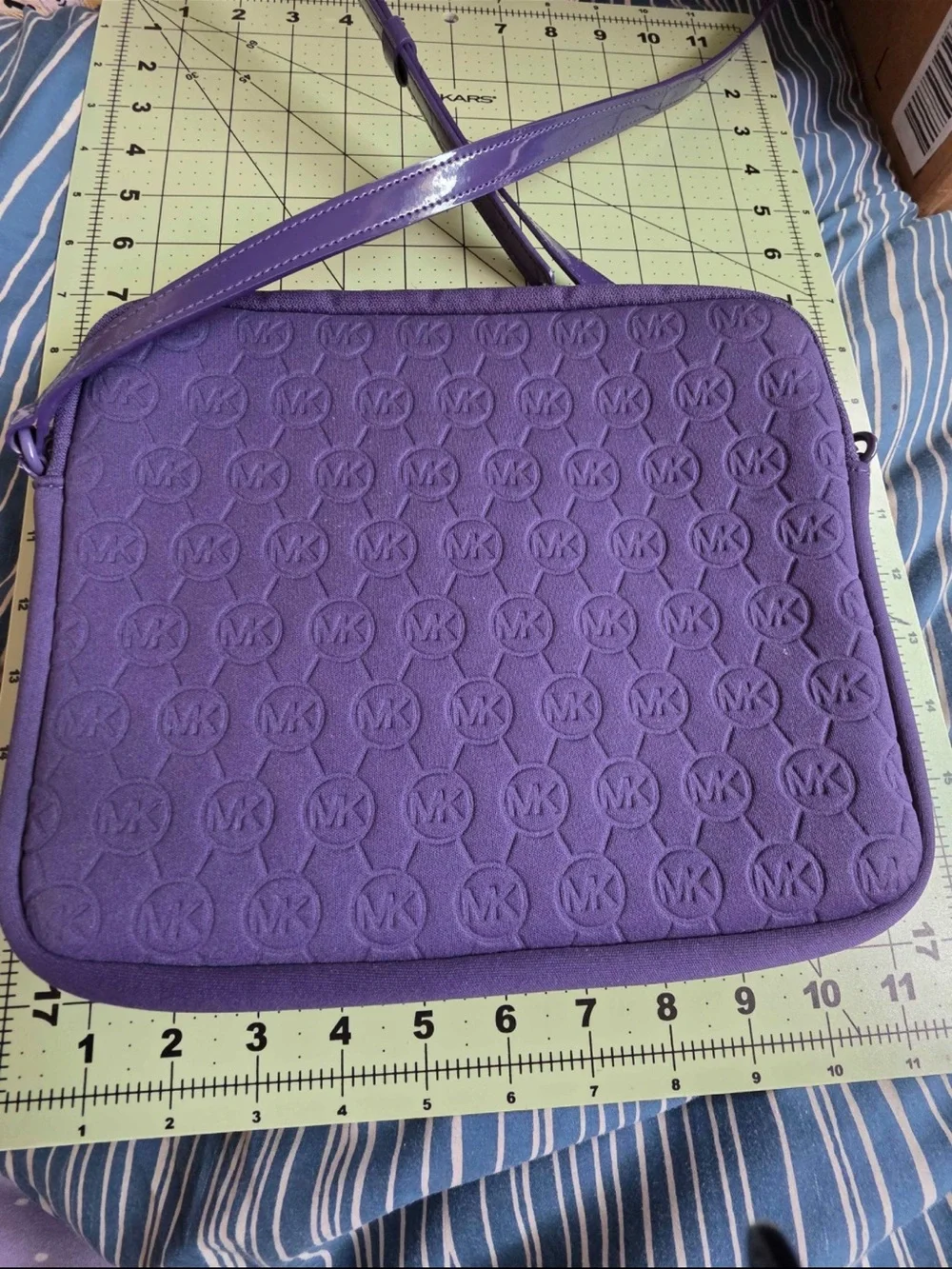 Michael Kors Lavender Purple Crossbody Zip Pouch